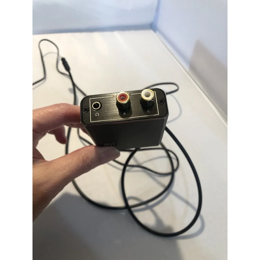 Techole Digital to‎ Analog Audio Converter 192kHz & Power Cord, Digital Toslink